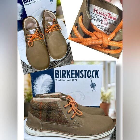 BIRKENSTOCK X HARRIS TWEED 1774 Designer Collaboration Ankle Chukka Boot EU 42 - Picture 1 of 13